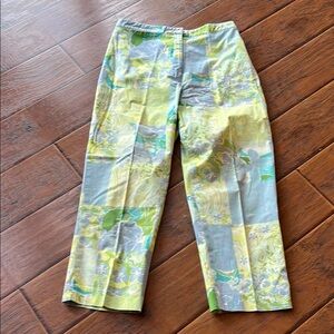 NWOT Lilly Pulitzer Colorful Patchwork Pants - Size 8